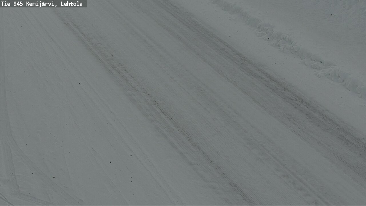 Weather Camera Image Väg 945 Kemijärvi, Lehtola, Kemijärvi, Lappi