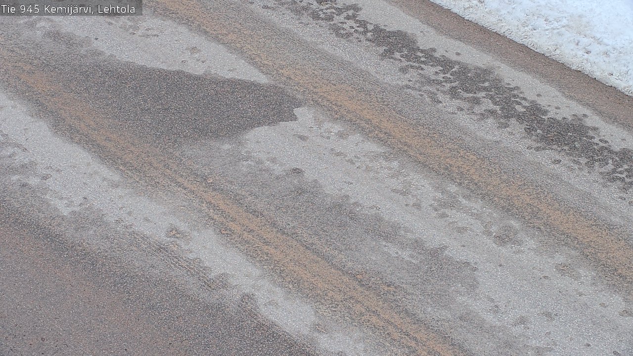 Weather Camera Image Väg 945 Kemijärvi, Lehtola, Kemijärvi, Lappi