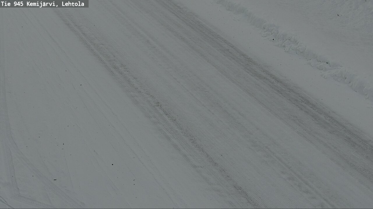 Weather Camera Image Väg 945 Kemijärvi, Lehtola, Kemijärvi, Lappi