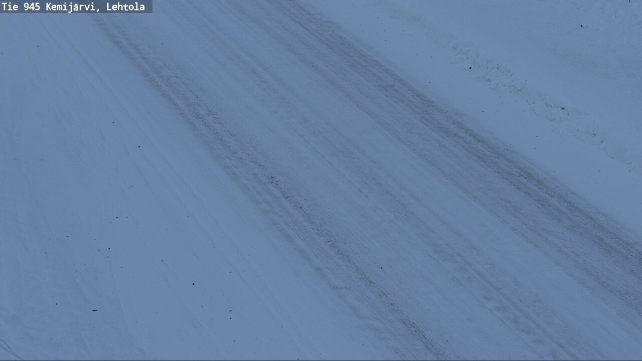 Weather Camera Image Road 945 Kemijärvi, Lehtola, Kemijärvi, Lappi
