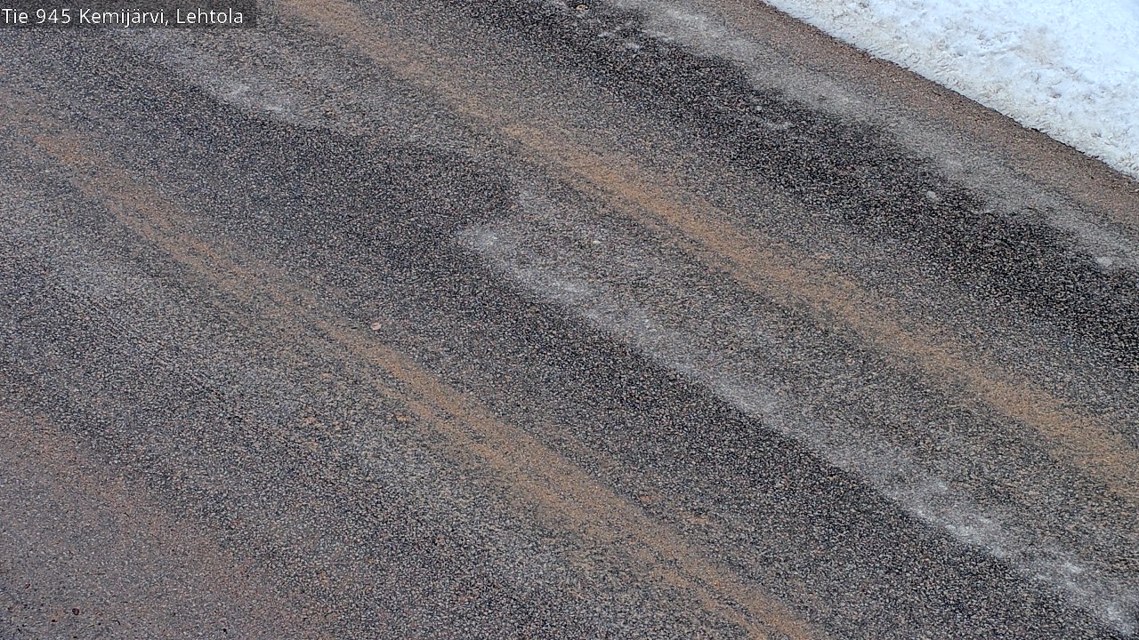 Weather Camera Image Väg 945 Kemijärvi, Lehtola, Kemijärvi, Lappi