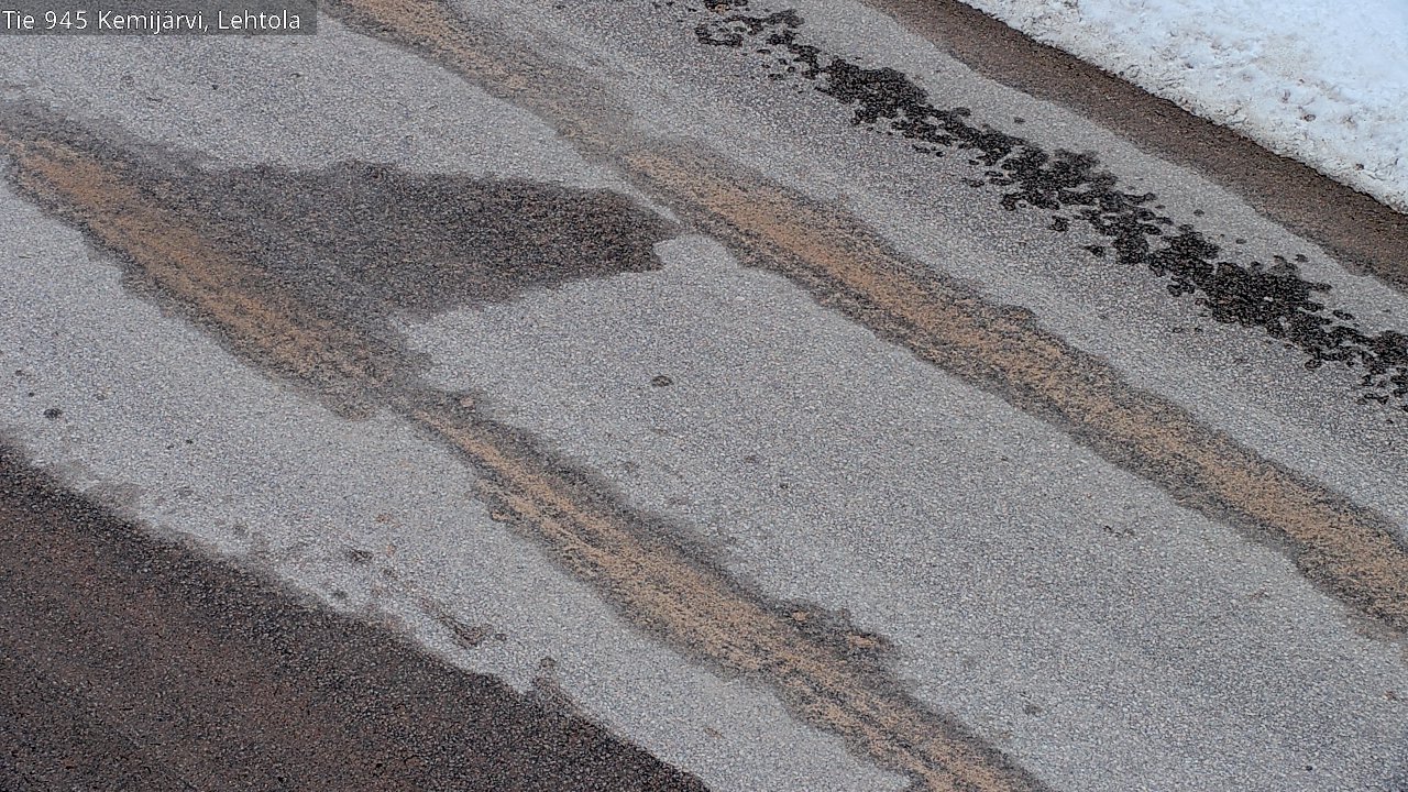 Weather Camera Image Väg 945 Kemijärvi, Lehtola, Kemijärvi, Lappi