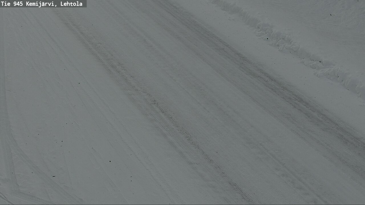 Weather Camera Image Väg 945 Kemijärvi, Lehtola, Kemijärvi, Lappi