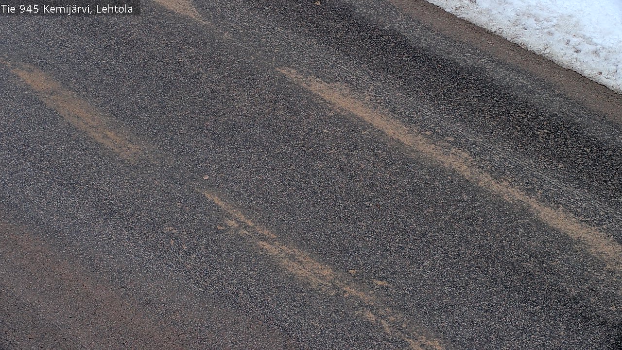 Weather Camera Image Road 945 Kemijärvi, Lehtola, Kemijärvi, Lappi
