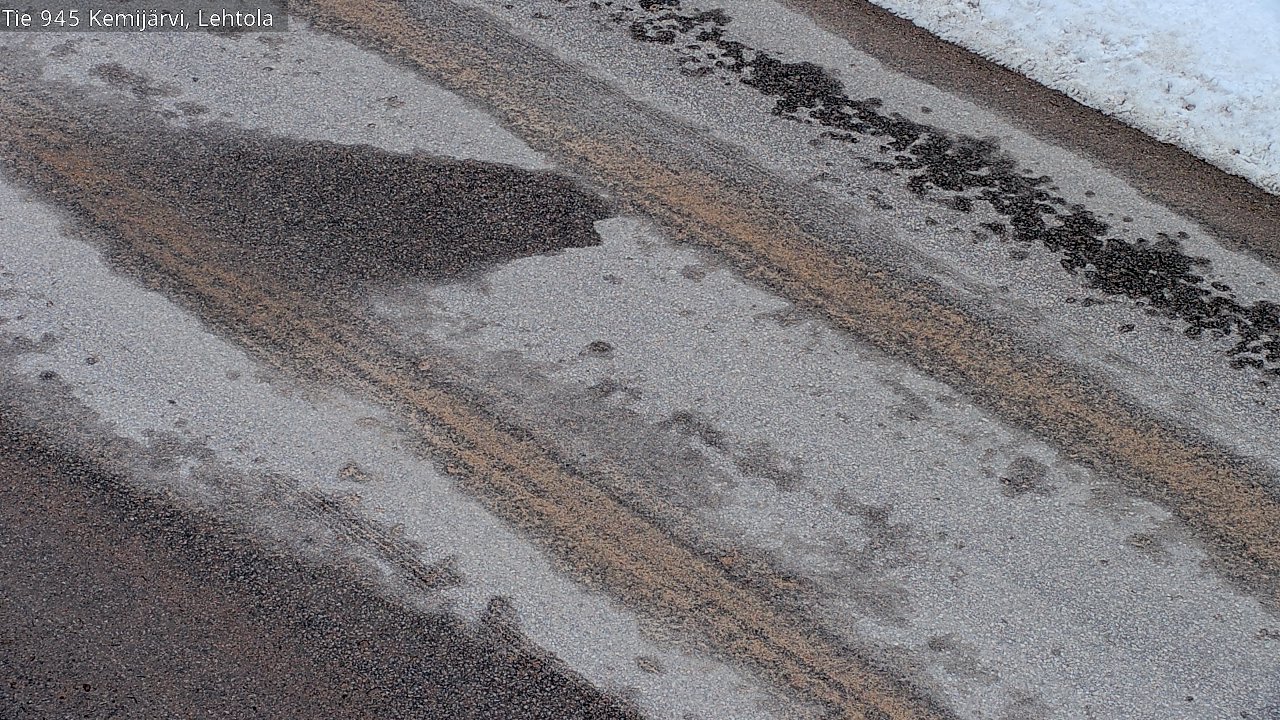 Weather Camera Image Väg 945 Kemijärvi, Lehtola, Kemijärvi, Lappi