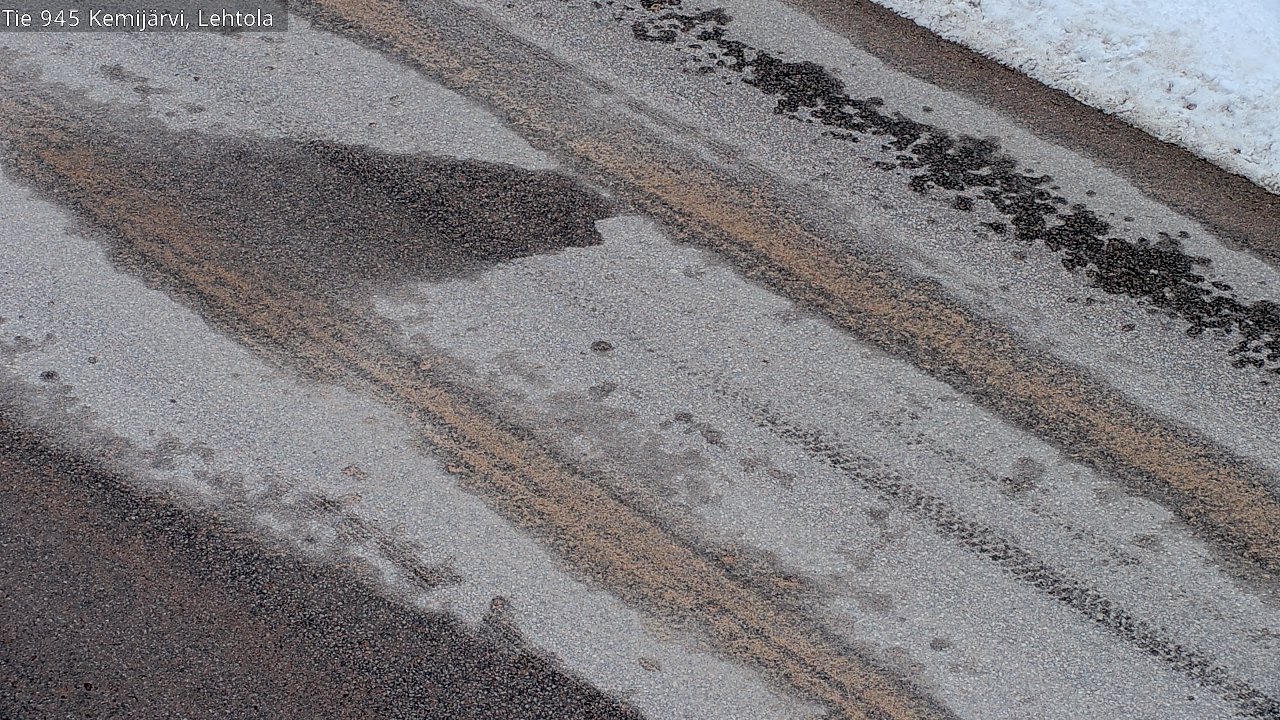 Weather Camera Image Väg 945 Kemijärvi, Lehtola, Kemijärvi, Lappi