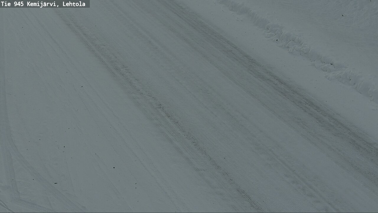 Weather Camera Image Väg 945 Kemijärvi, Lehtola, Kemijärvi, Lappi
