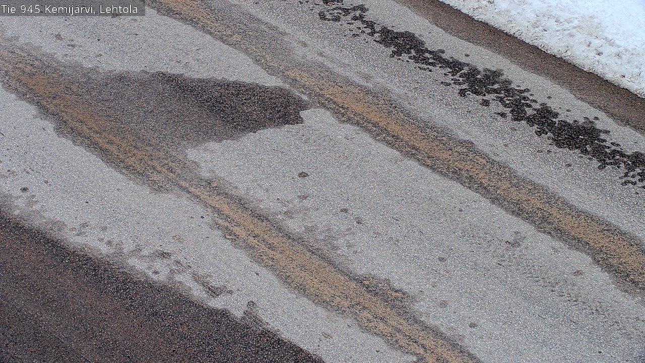 Weather Camera Image Väg 945 Kemijärvi, Lehtola, Kemijärvi, Lappi