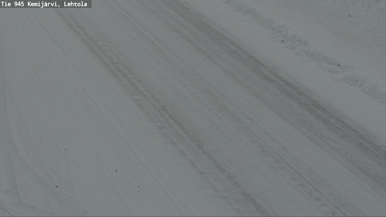 Weather Camera Image Väg 945 Kemijärvi, Lehtola, Kemijärvi, Lappi