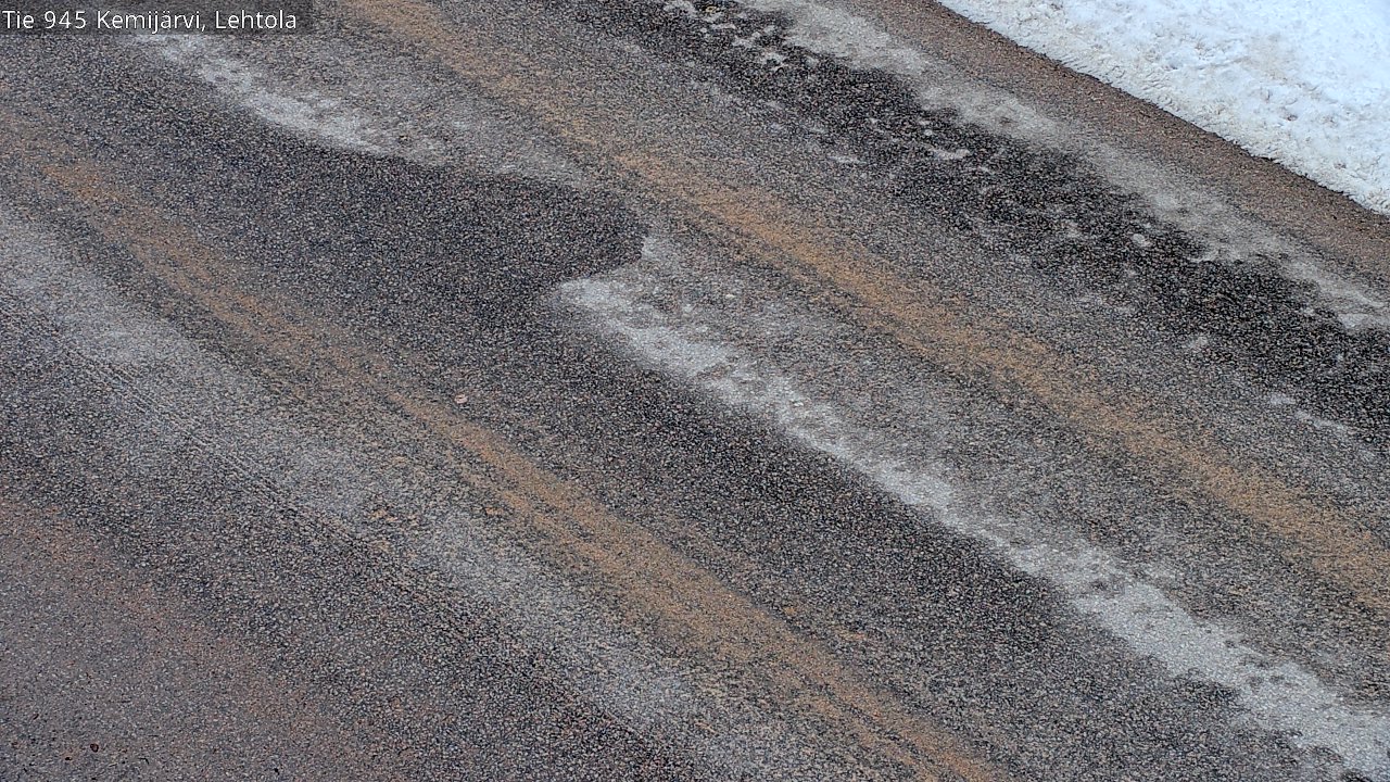 Weather Camera Image Väg 945 Kemijärvi, Lehtola, Kemijärvi, Lappi