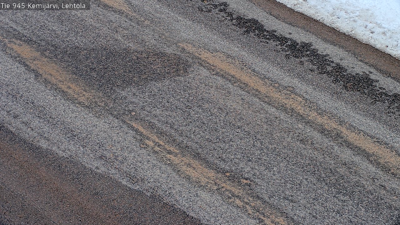Weather Camera Image Road 945 Kemijärvi, Lehtola, Kemijärvi, Lappi