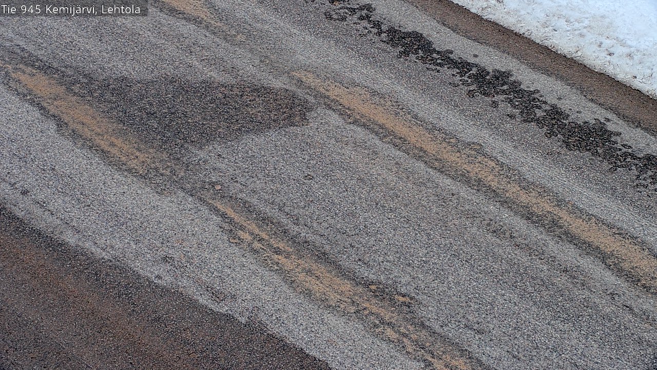 Weather Camera Image Road 945 Kemijärvi, Lehtola, Kemijärvi, Lappi