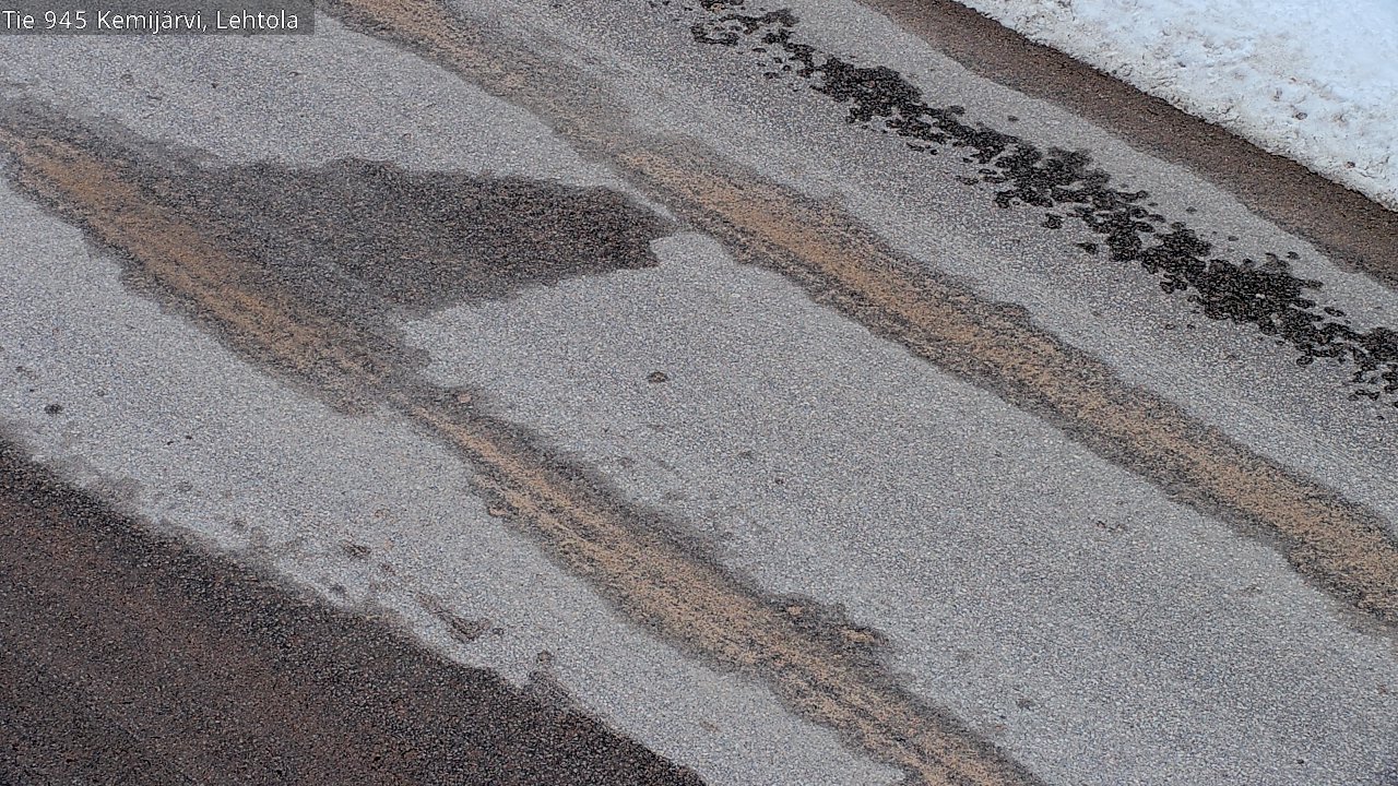 Weather Camera Image Väg 945 Kemijärvi, Lehtola, Kemijärvi, Lappi