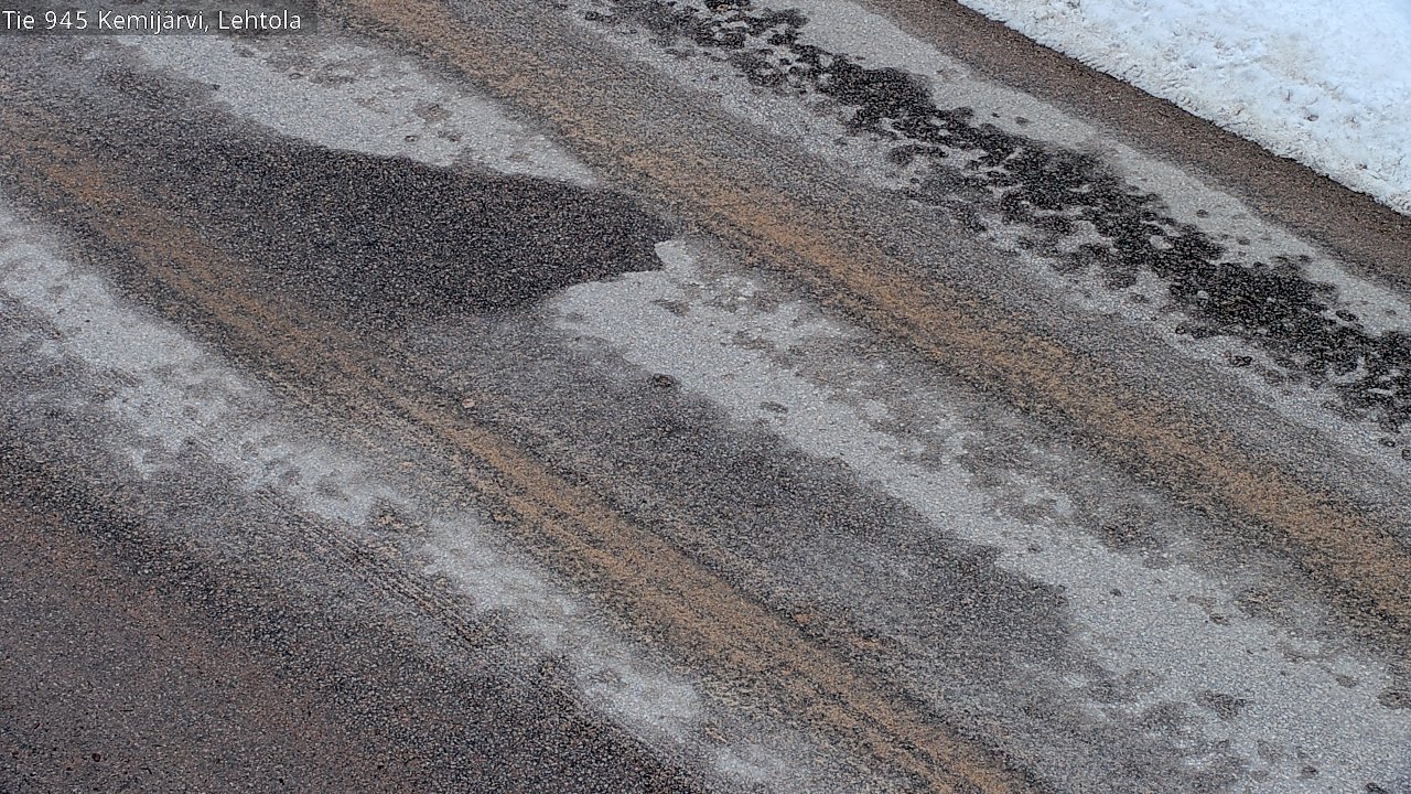 Weather Camera Image Väg 945 Kemijärvi, Lehtola, Kemijärvi, Lappi