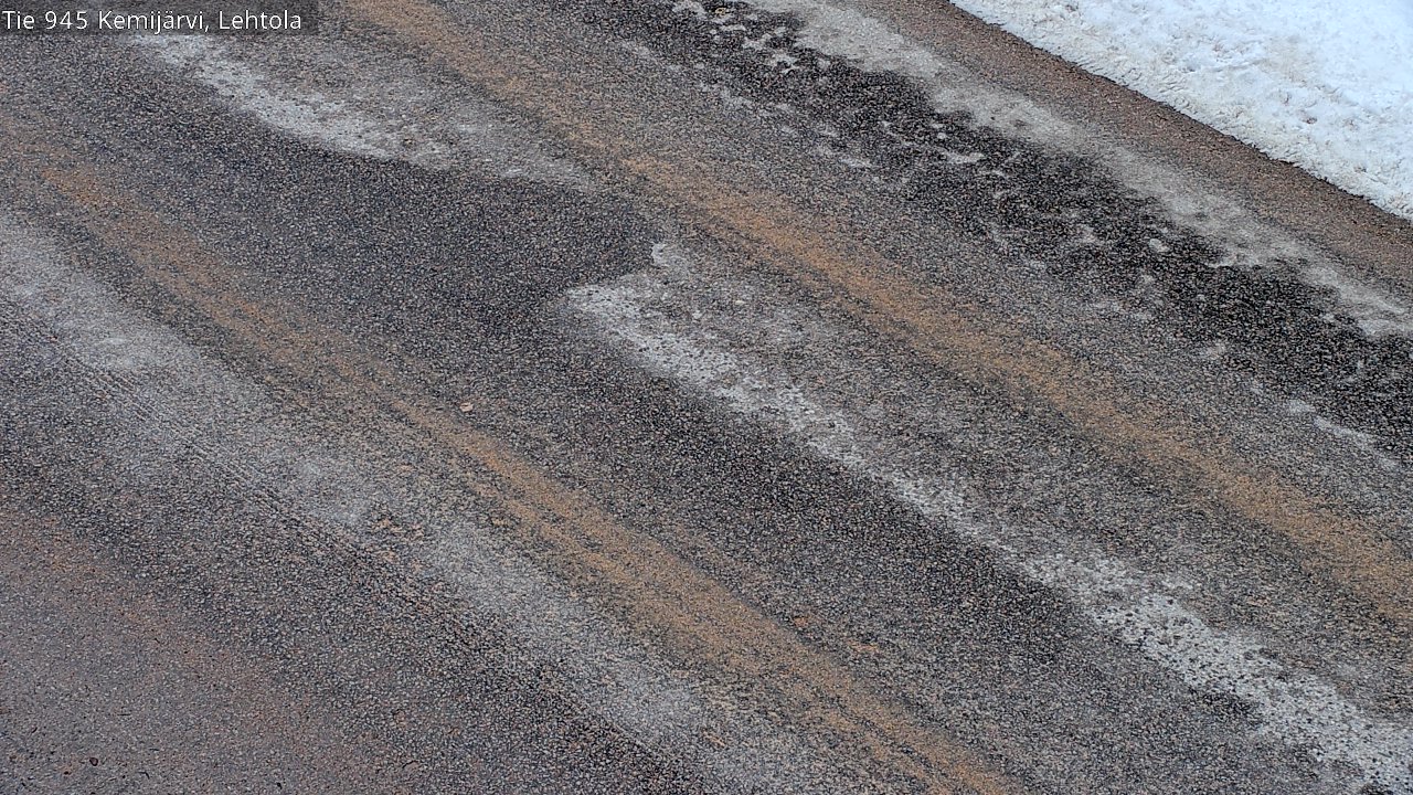 Weather Camera Image Väg 945 Kemijärvi, Lehtola, Kemijärvi, Lappi