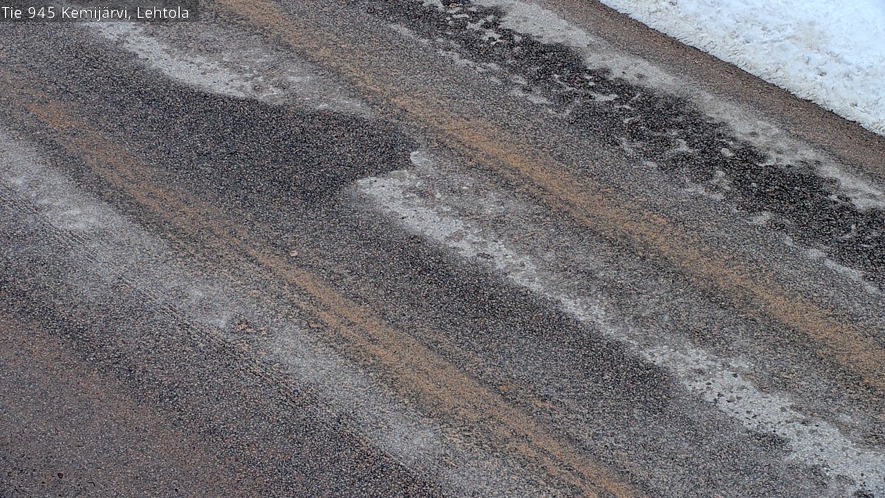 Weather Camera Image Väg 945 Kemijärvi, Lehtola, Kemijärvi, Lappi