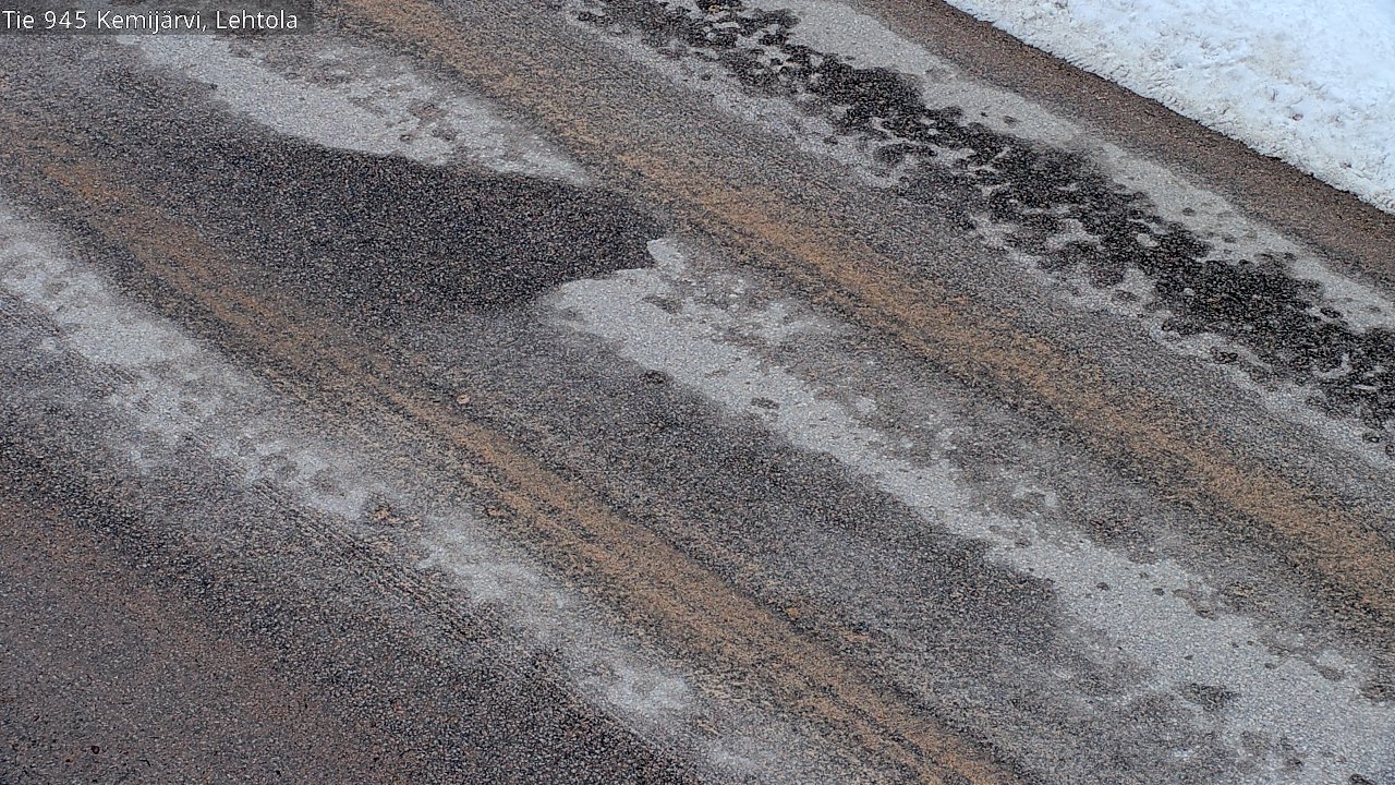 Weather Camera Image Väg 945 Kemijärvi, Lehtola, Kemijärvi, Lappi