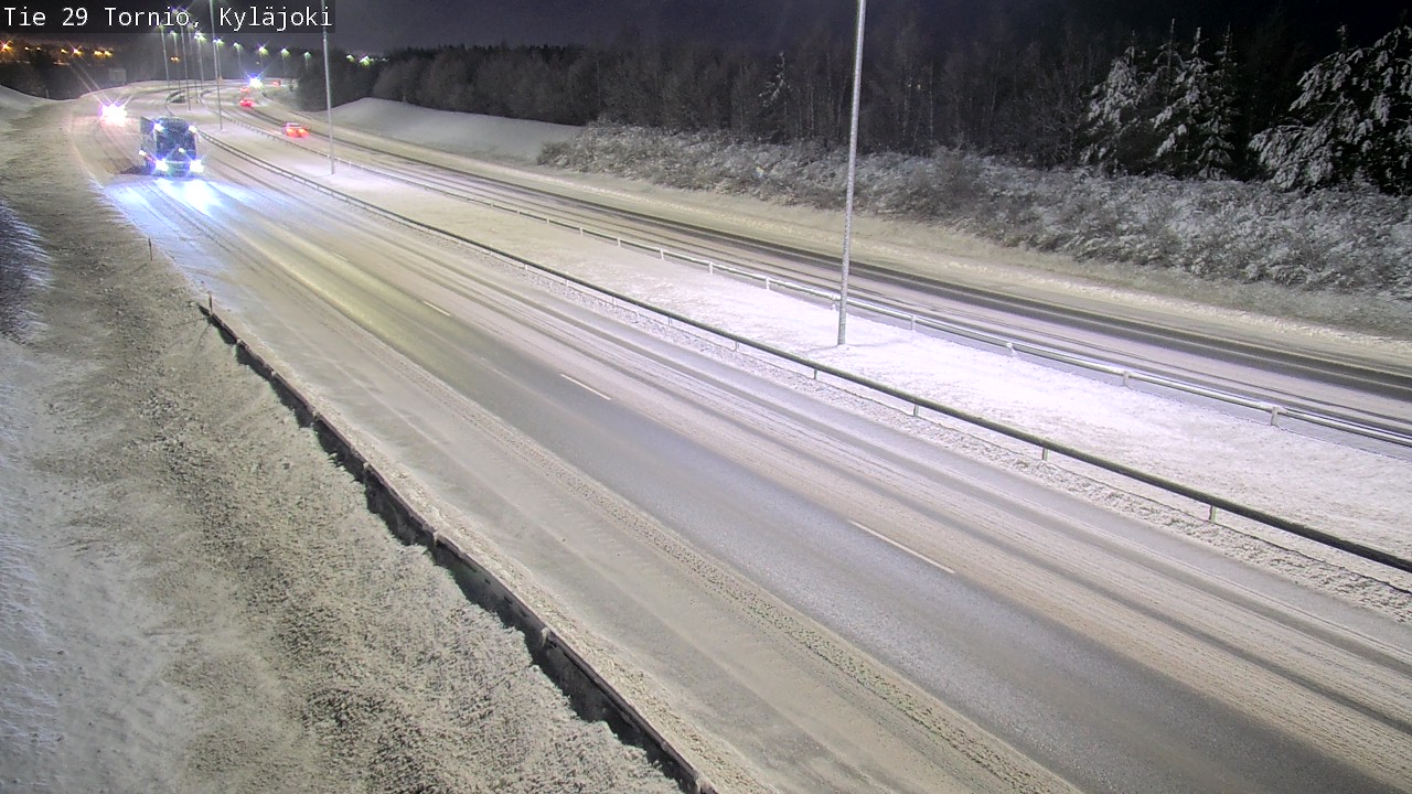 Weather Camera Image Väg 29 Torneå Kyläjoki, Tornio, Lappi