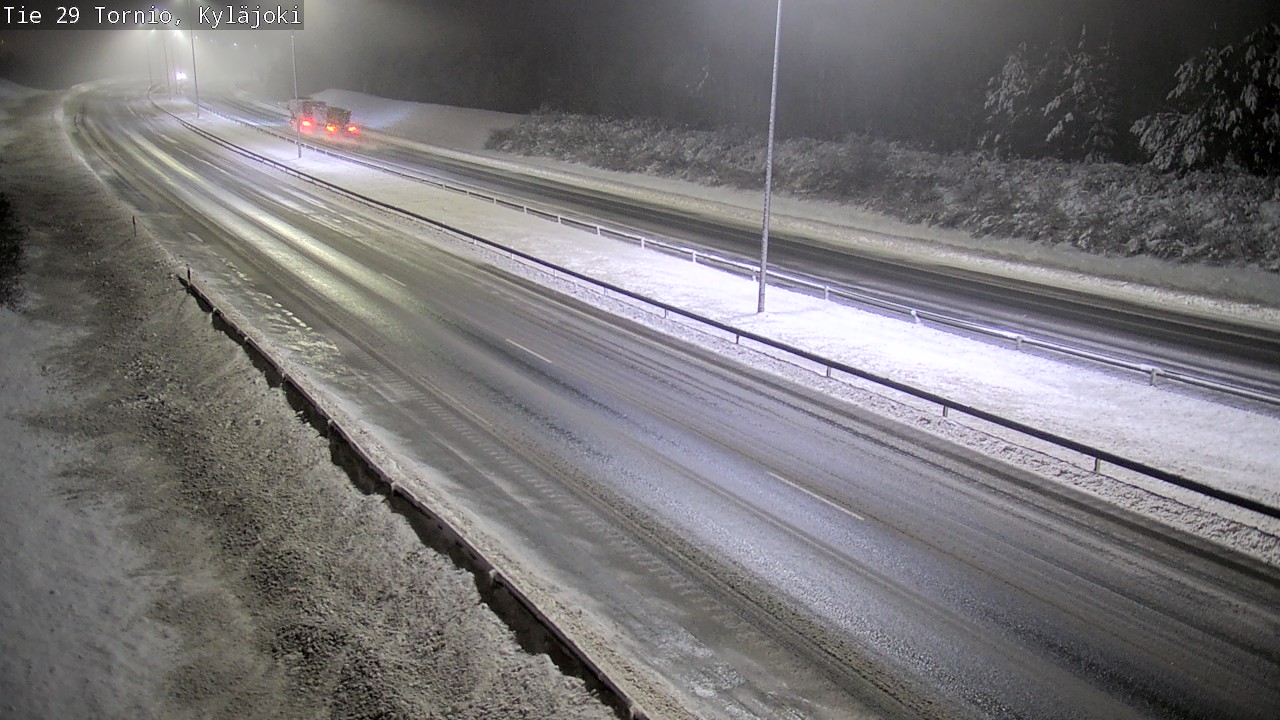 Weather Camera Image Väg 29 Torneå Kyläjoki, Tornio, Lappi