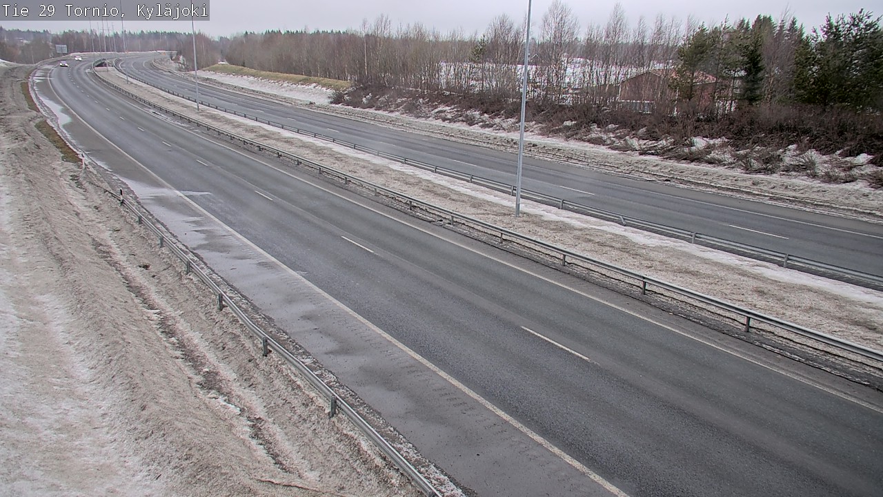 Weather Camera Image Road 29 Tornio Kyläjoki, Tornio, Lappi