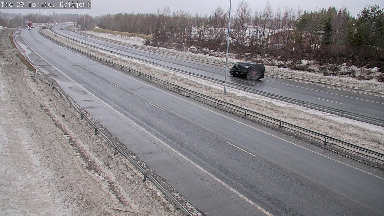 Weather Camera Image Road 29 Tornio Kyläjoki, Tornio, Lappi