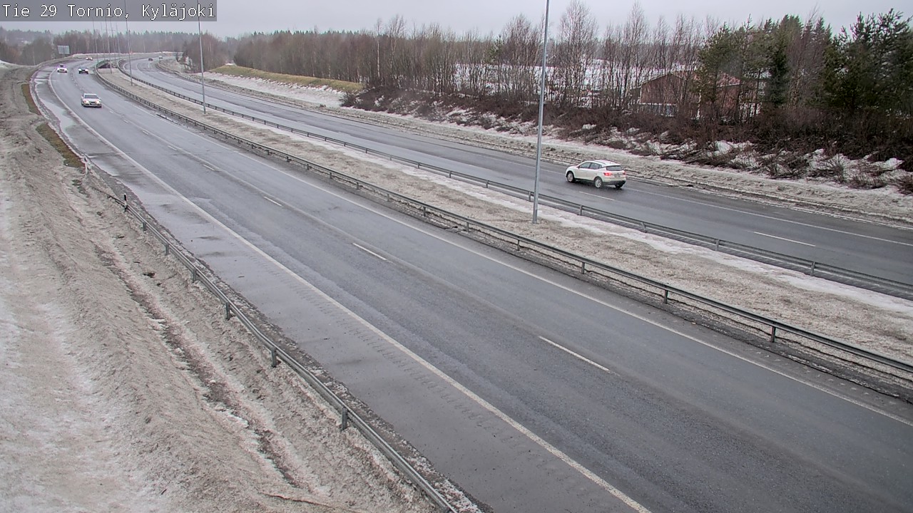 Weather Camera Image Road 29 Tornio Kyläjoki, Tornio, Lappi