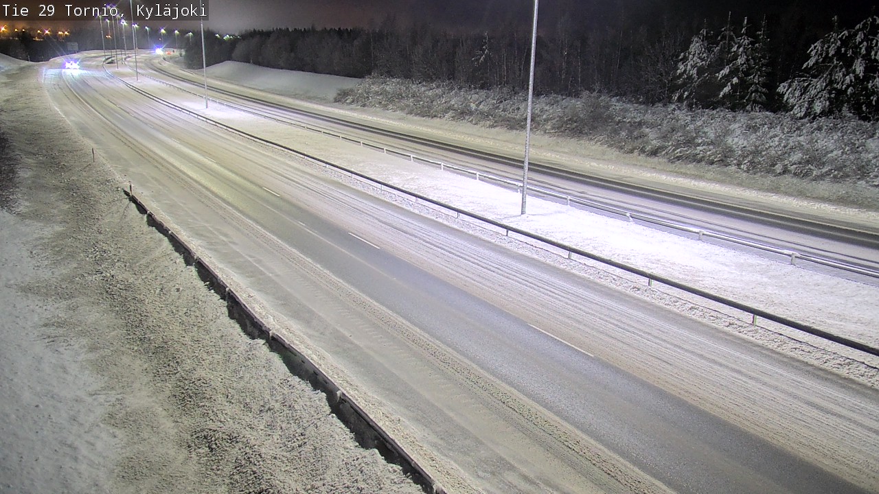 Weather Camera Image Väg 29 Torneå Kyläjoki, Tornio, Lappi