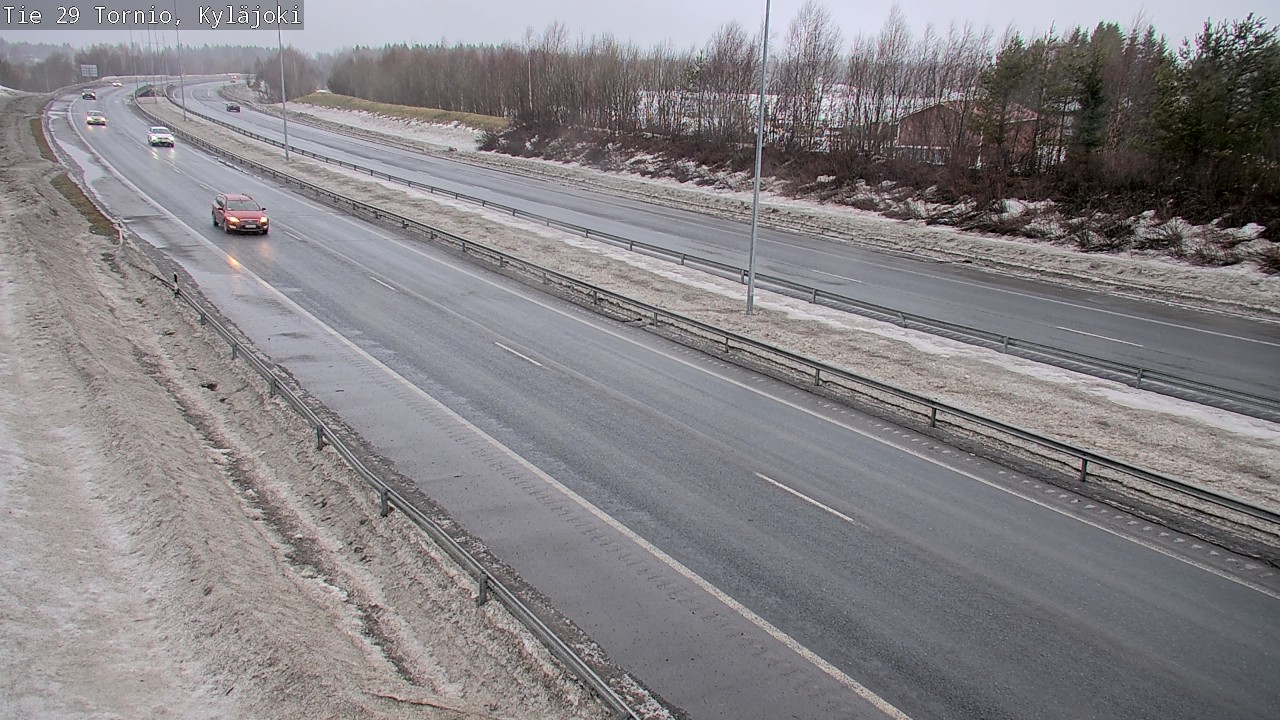 Weather Camera Image Road 29 Tornio Kyläjoki, Tornio, Lappi