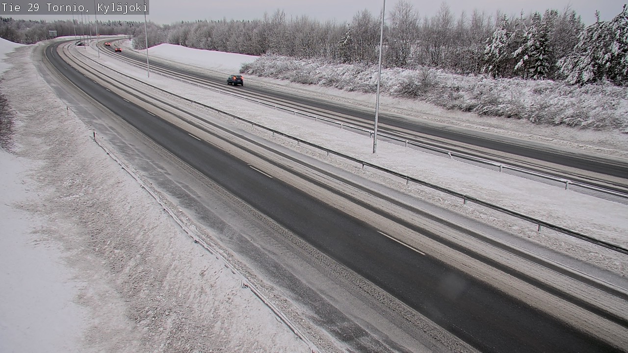 Weather Camera Image Väg 29 Torneå Kyläjoki, Tornio, Lappi