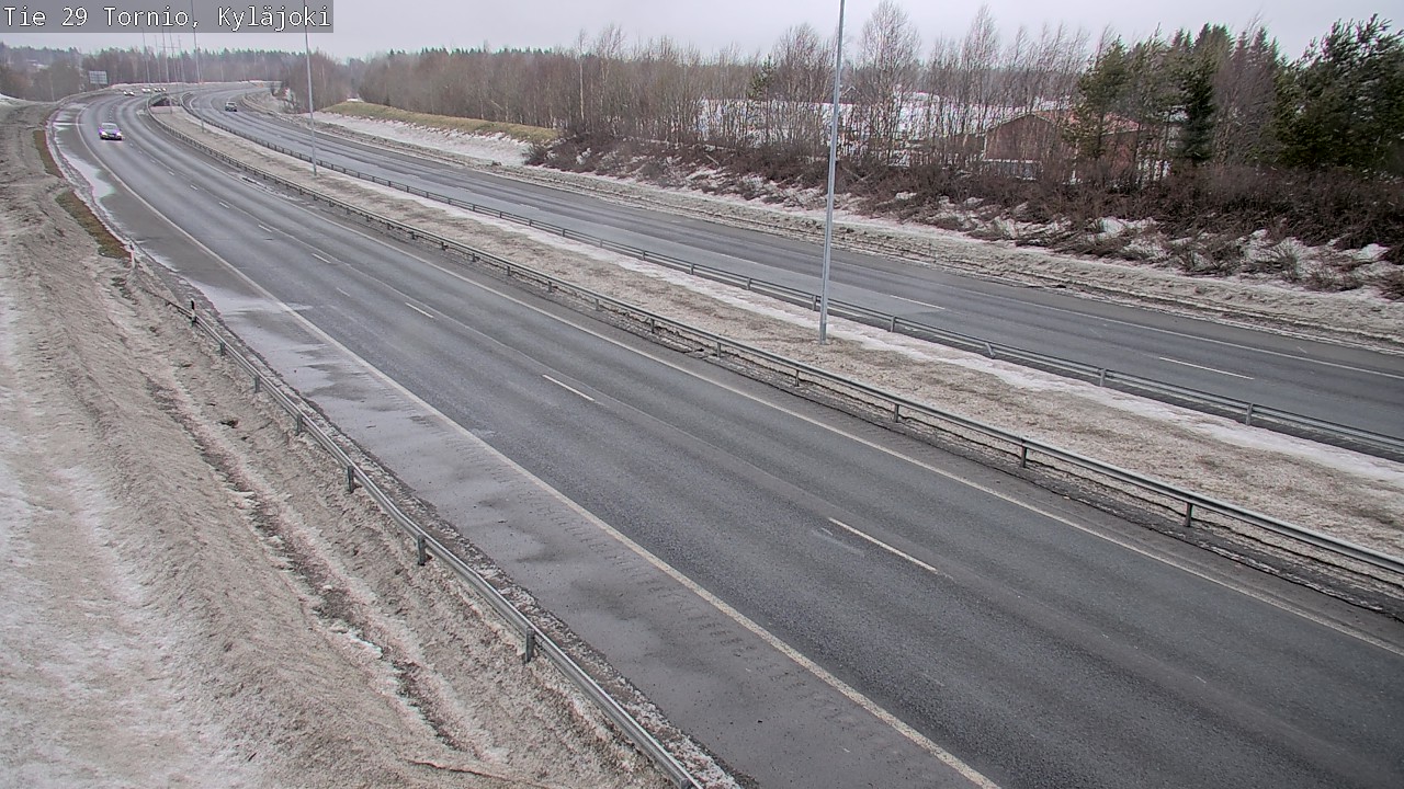 Weather Camera Image Road 29 Tornio Kyläjoki, Tornio, Lappi