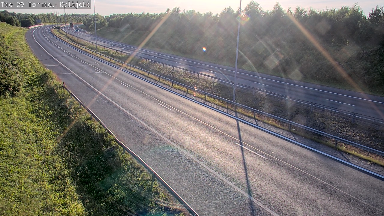 Weather Camera Image Road 29 Tornio Kyläjoki, Tornio, Lappi