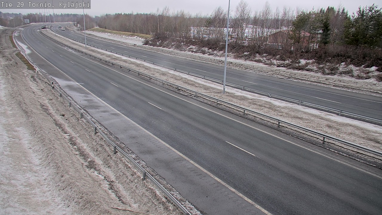 Weather Camera Image Road 29 Tornio Kyläjoki, Tornio, Lappi