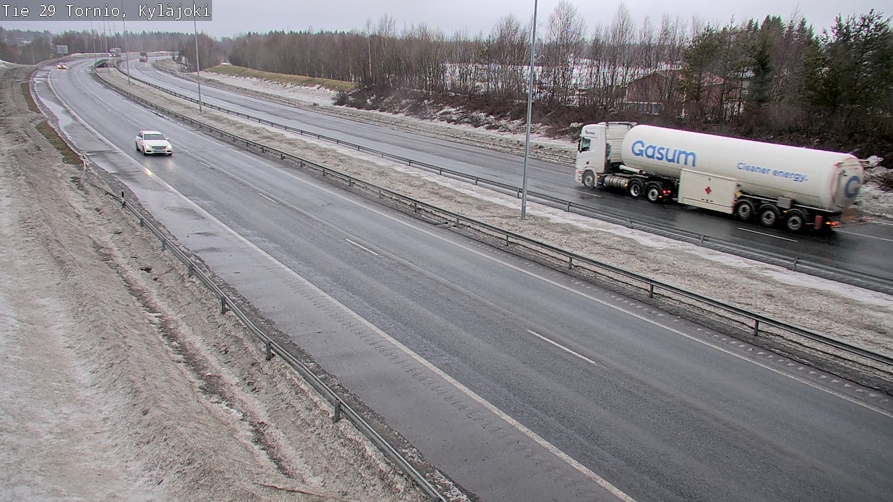 Weather Camera Image Road 29 Tornio Kyläjoki, Tornio, Lappi