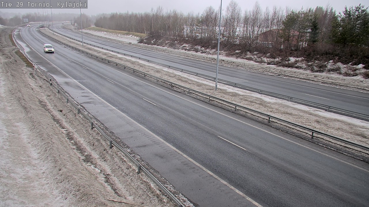 Weather Camera Image Road 29 Tornio Kyläjoki, Tornio, Lappi
