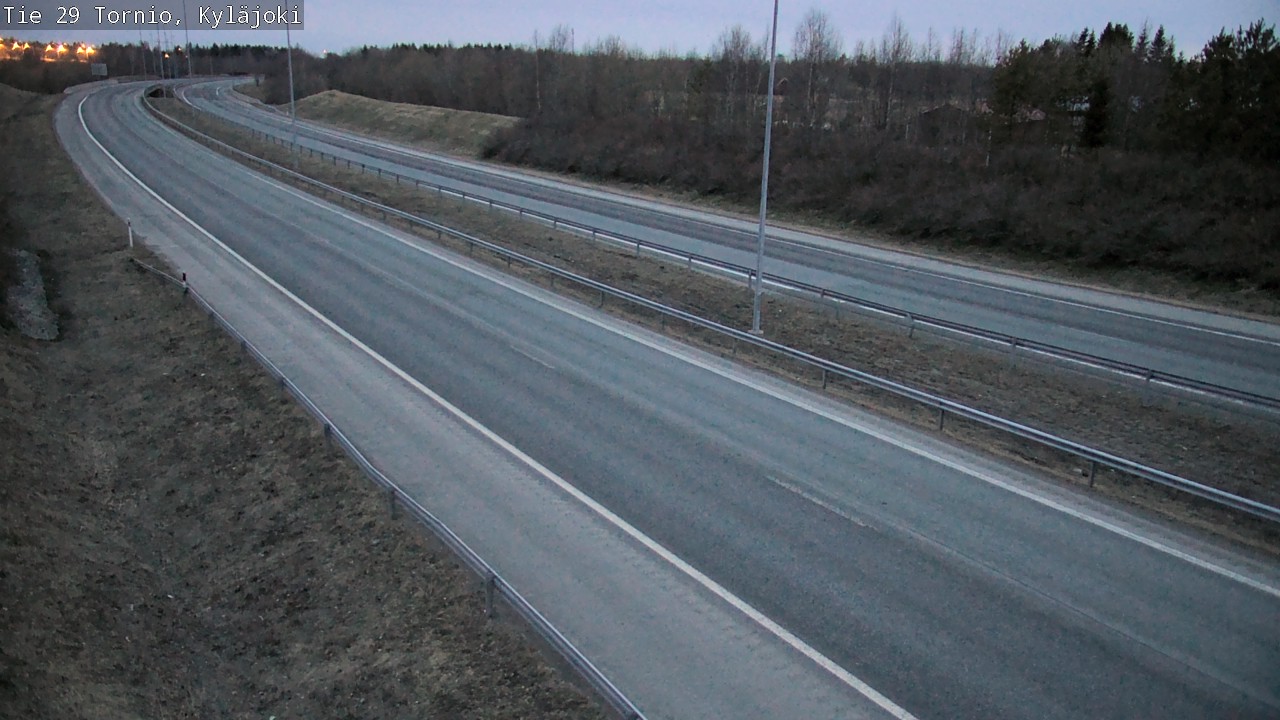 Weather Camera Image Road 29 Tornio Kyläjoki, Tornio, Lappi