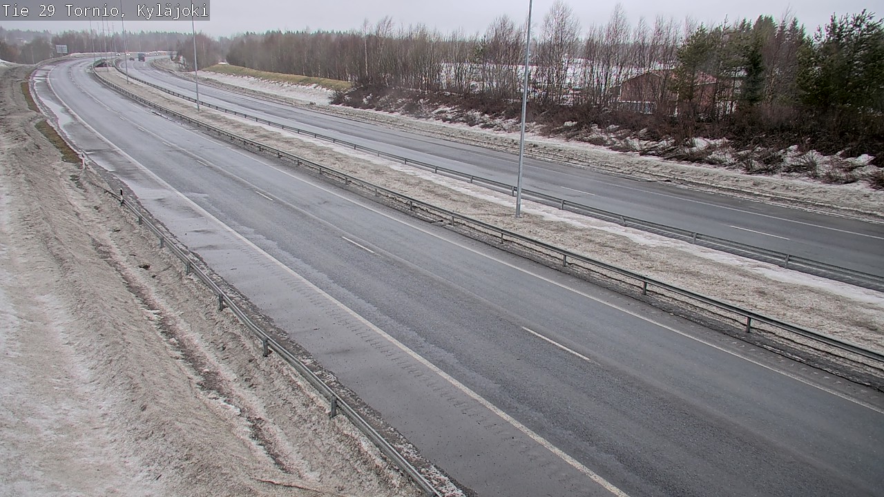Weather Camera Image Road 29 Tornio Kyläjoki, Tornio, Lappi