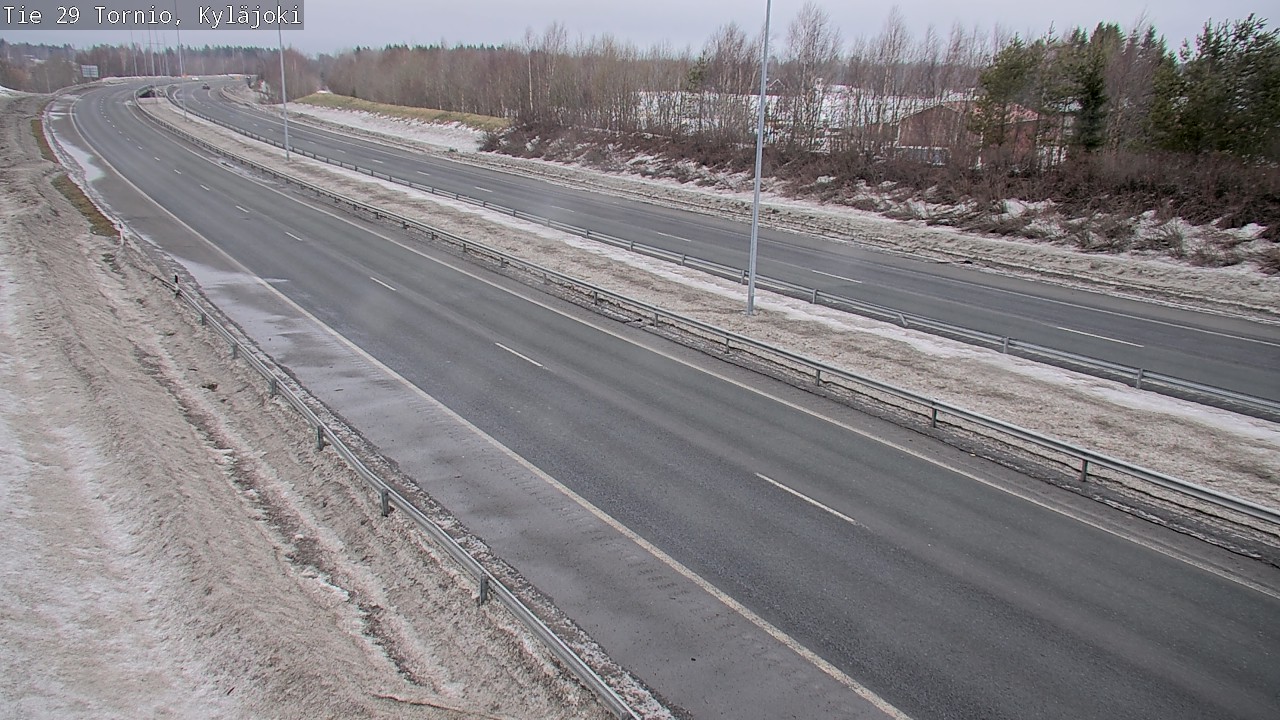 Weather Camera Image Road 29 Tornio Kyläjoki, Tornio, Lappi
