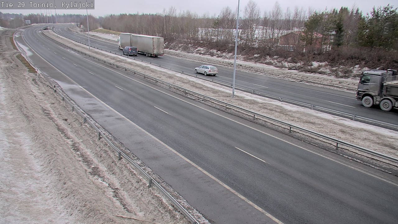 Weather Camera Image Road 29 Tornio Kyläjoki, Tornio, Lappi