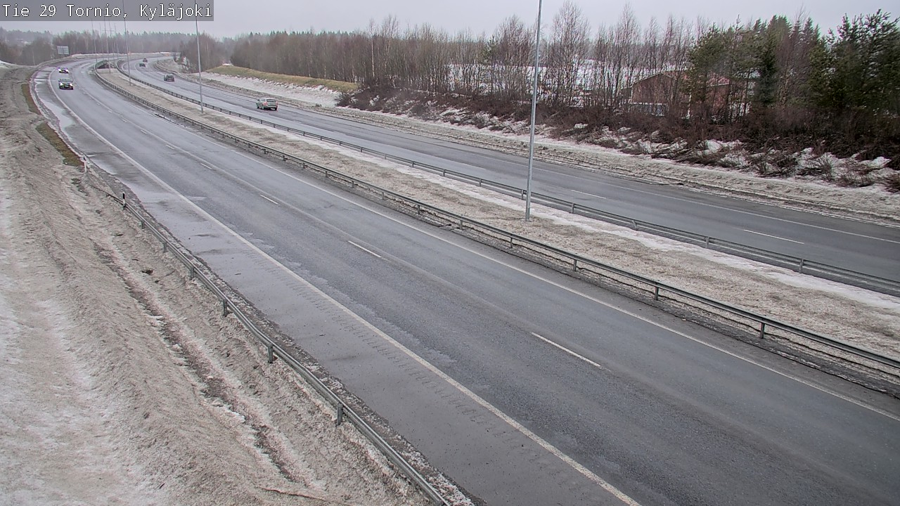 Weather Camera Image Road 29 Tornio Kyläjoki, Tornio, Lappi