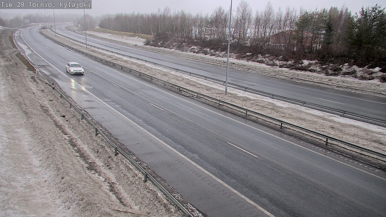 Weather Camera Image Road 29 Tornio Kyläjoki, Tornio, Lappi