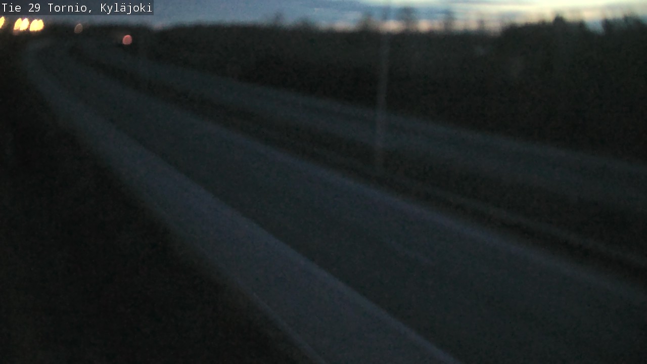 Weather Camera Image Road 29 Tornio Kyläjoki, Tornio, Lappi