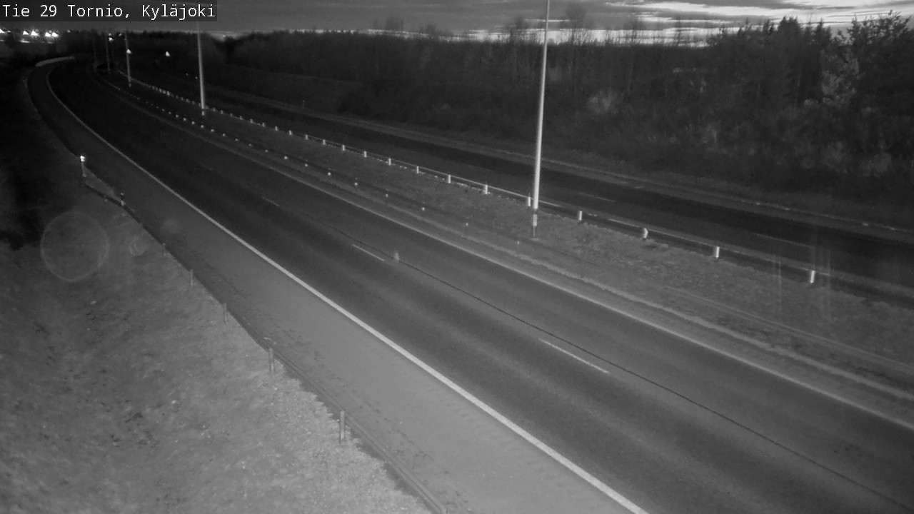 Weather Camera Image Road 29 Tornio Kyläjoki, Tornio, Lappi