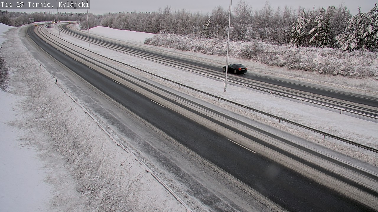 Weather Camera Image Väg 29 Torneå Kyläjoki, Tornio, Lappi