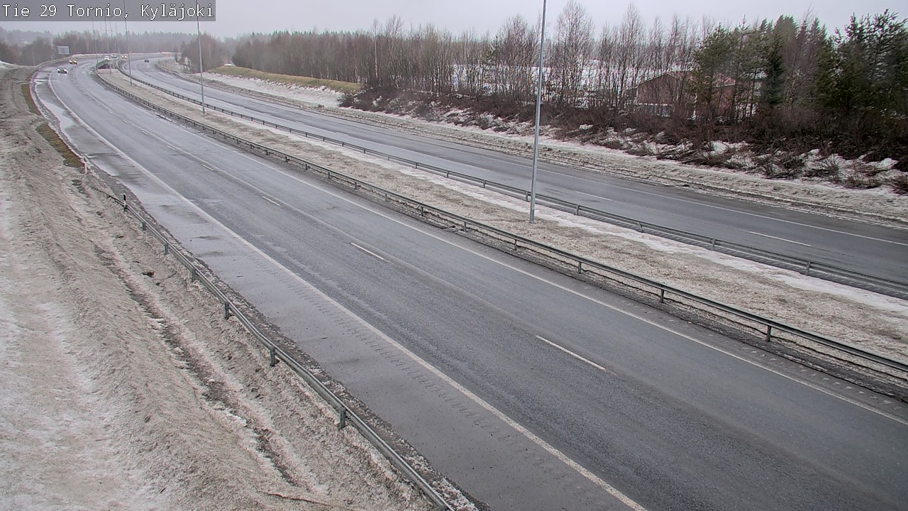 Weather Camera Image Road 29 Tornio Kyläjoki, Tornio, Lappi