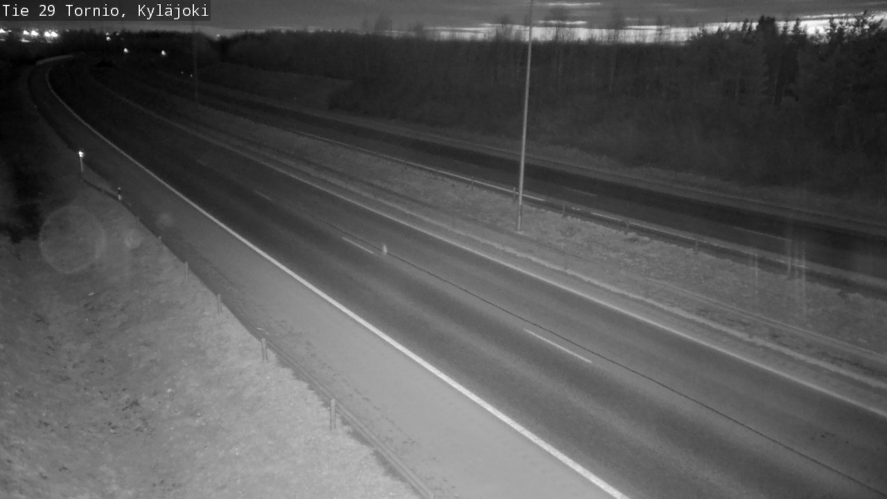 Weather Camera Image Road 29 Tornio Kyläjoki, Tornio, Lappi