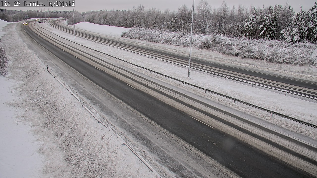 Weather Camera Image Väg 29 Torneå Kyläjoki, Tornio, Lappi