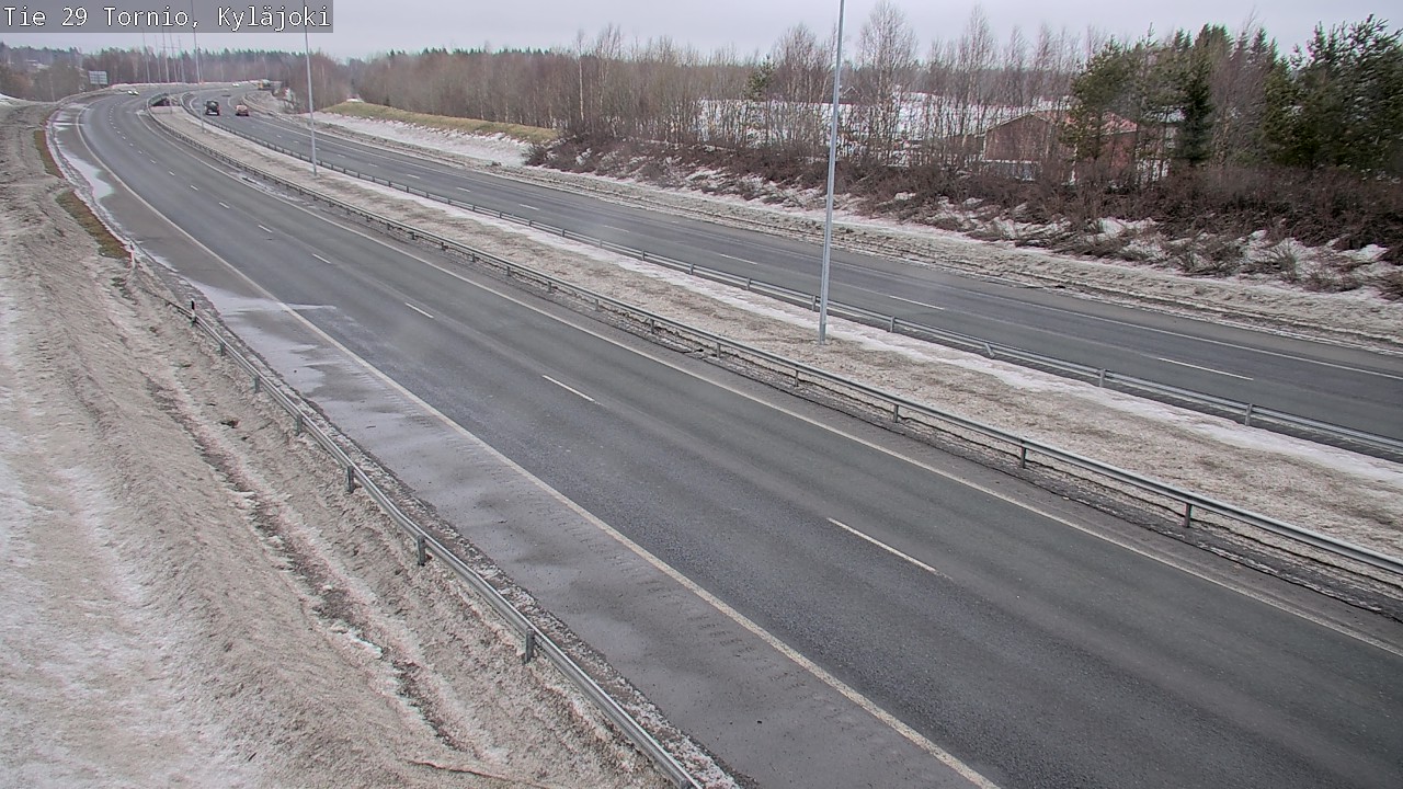 Weather Camera Image Road 29 Tornio Kyläjoki, Tornio, Lappi
