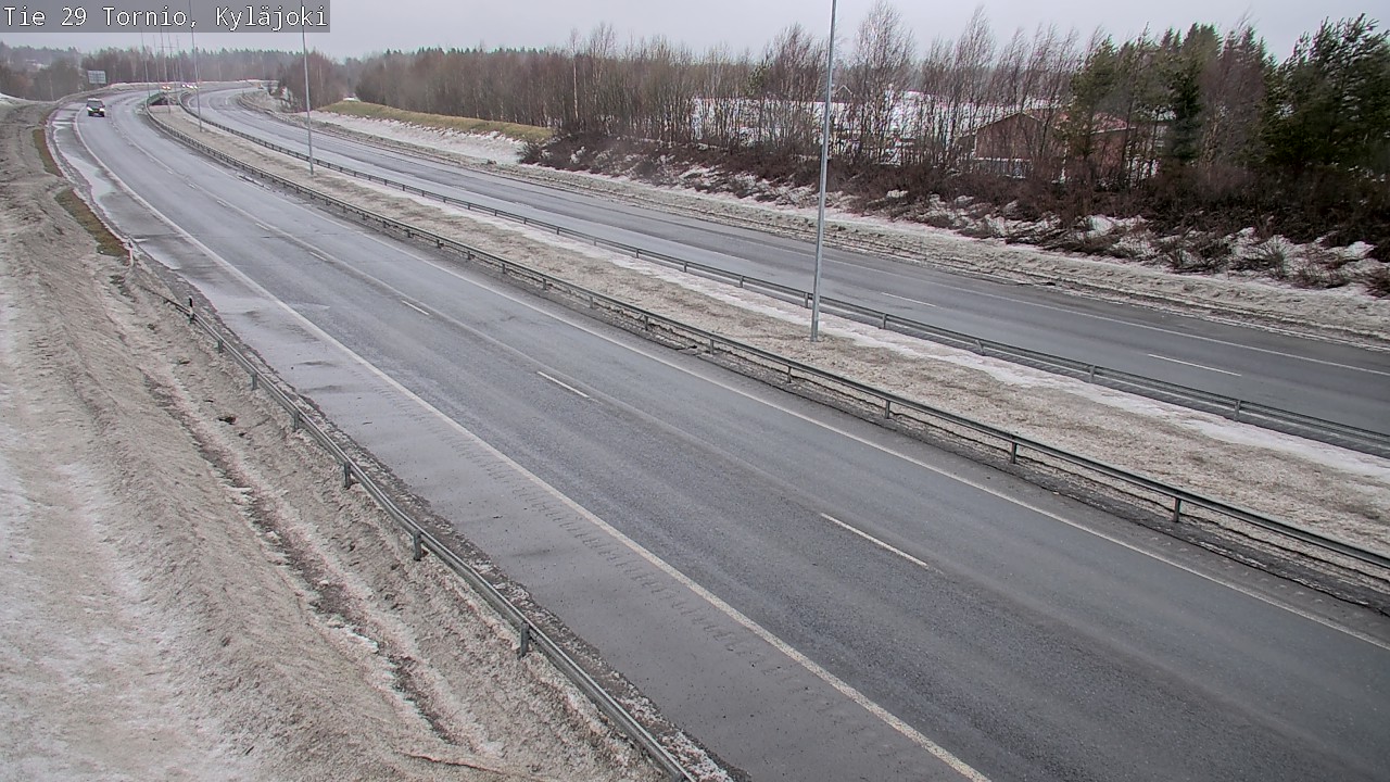 Weather Camera Image Road 29 Tornio Kyläjoki, Tornio, Lappi