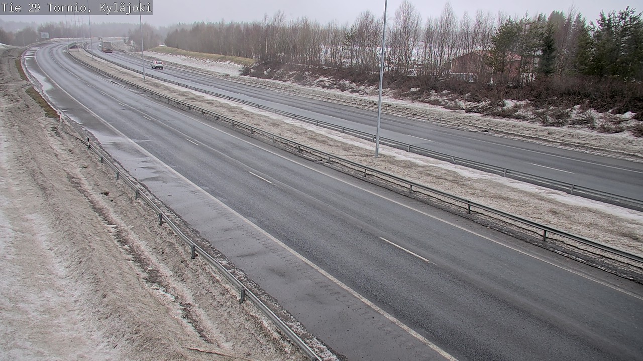 Weather Camera Image Road 29 Tornio Kyläjoki, Tornio, Lappi