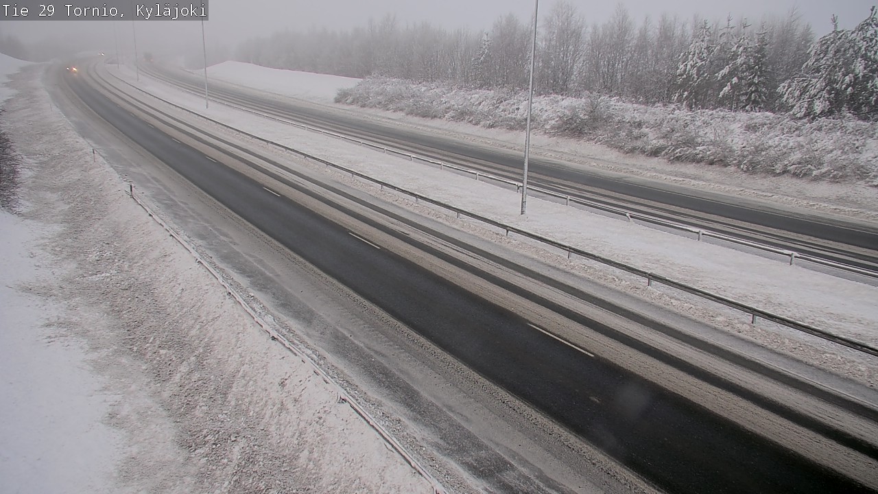 Weather Camera Image Väg 29 Torneå Kyläjoki, Tornio, Lappi